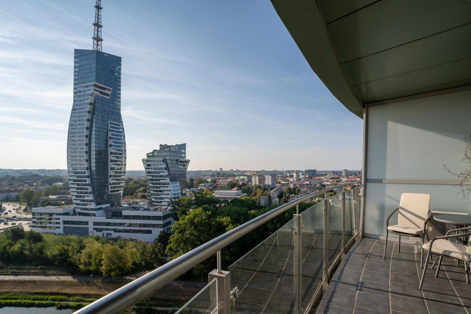Capital Towers Premium Sunset 15Th Floor & Darmowy Parking Podziemny Apartment Rzeszow Exterior photo