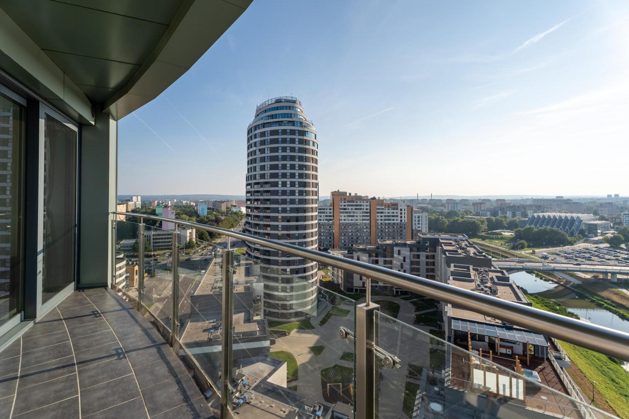 Capital Towers Premium Sunset 15Th Floor & Darmowy Parking Podziemny Apartment Rzeszow Exterior photo